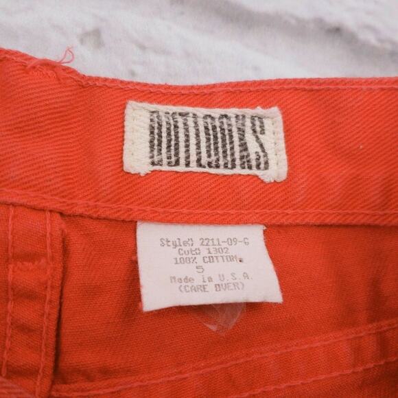 Vintage 1990's High Waist Mom Shorts Red size 5 - Picture 2 of 4